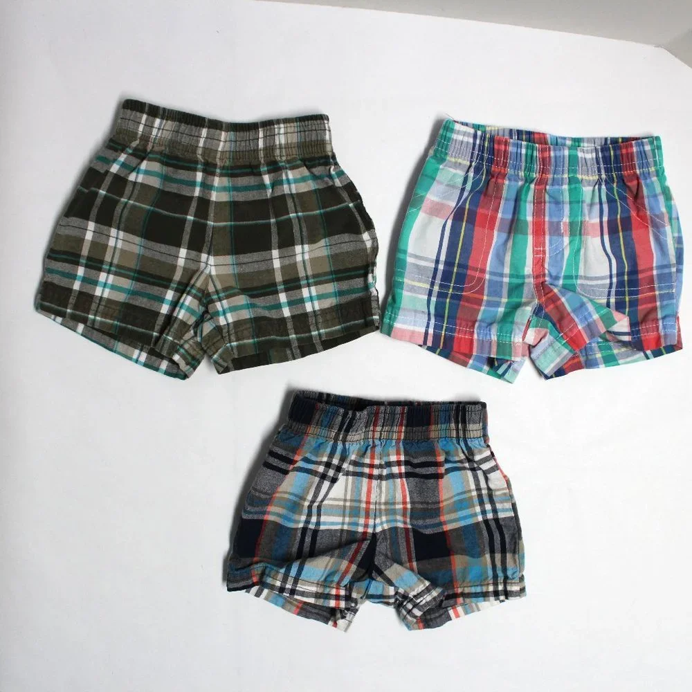 8 Pair - 5 Size 3 Months - 3 Size 0-3 Months Boys Older Shorts Was Part of Sets